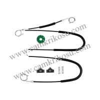 (1993-2002) SEAT İBİZA 2 COUPE CAM KRİKO TAMİR SETİ ÖN SOL (OEM CODE: 6K3837401)